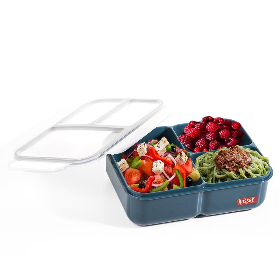 Russbe Inner Seal 3-Compartment Bento Box | Unisex | Neo Mint