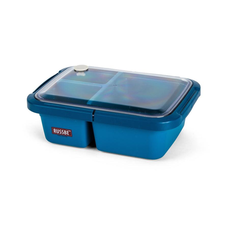 Kitcheniva Bento Lunch Box With 4 Compartment Blue, 1 Pack - Baker's